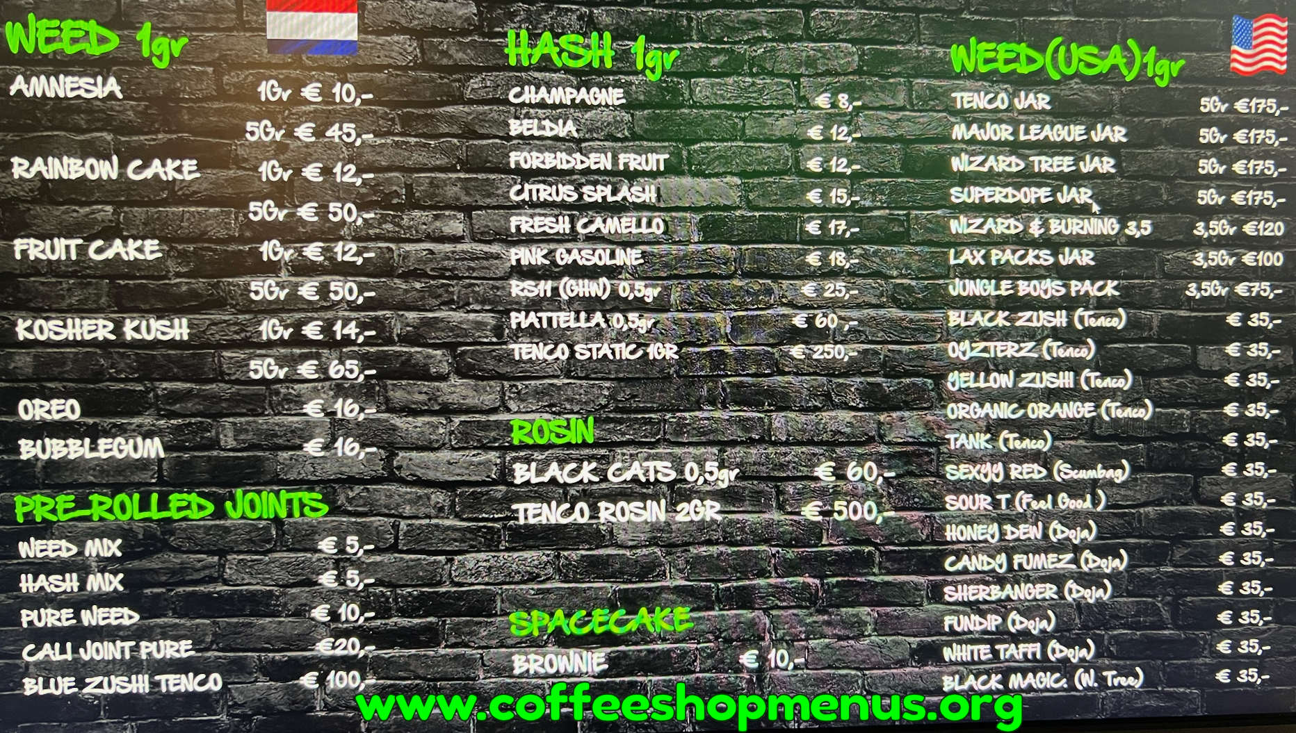Green Place Page 81 Amsterdam Coffeeshop Directory Forums